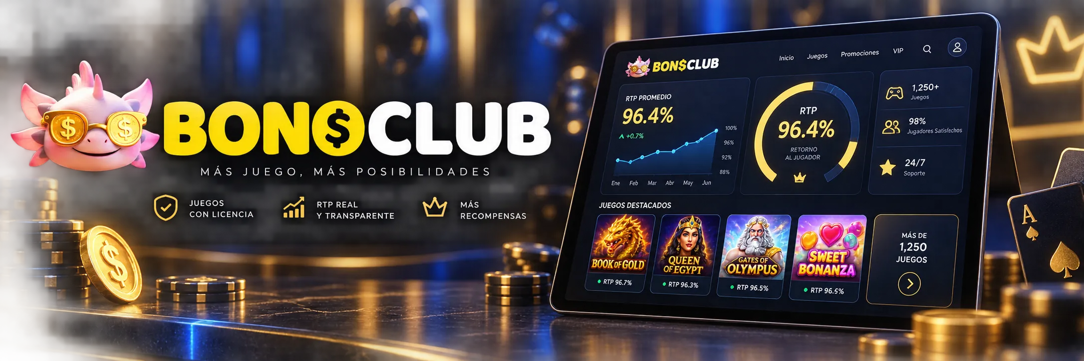 Concepto visual sobre el significado del RTP en juegos de casino digital