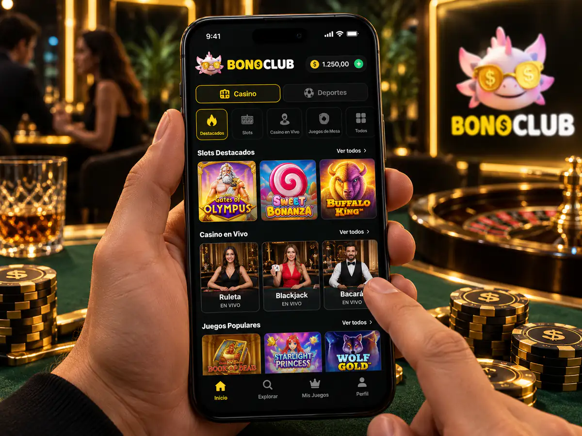 Juegos de casino en pantalla móvil