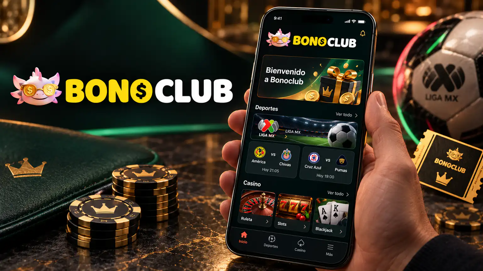 Registro de Bonoclub en celular